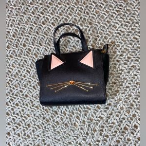 Kate Spade Crossbody Cat Bag - Black